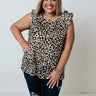 Moving To The City Leopard Shift Top   Curves Image - 1
