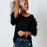 Manhattan Charm Shift Top In Black Image - 1