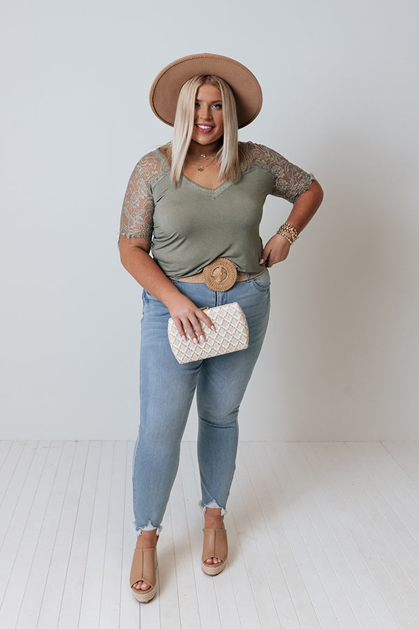 KanCan The Hana High Waist Ankle Skinny In Light Wash Curves Image - 1