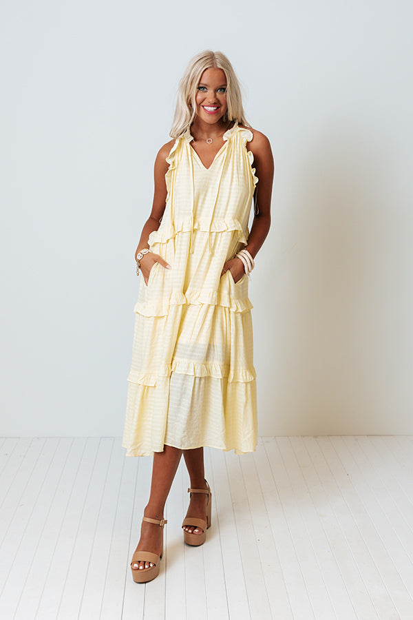Kind Courtesy Midi in Yellow Image - 1