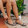 The Contessa Studded Sandal In Black Image - 1