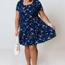 Day Tripper Floral Shift Dress Curves Image - 1