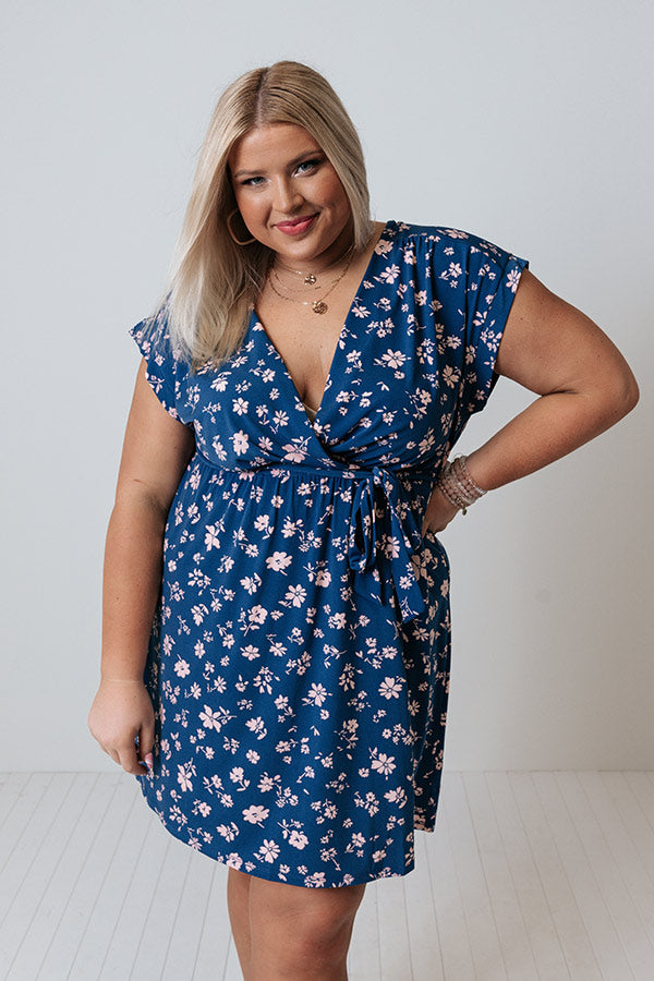 Simple Euphoria Floral Dress Curves Image - 1