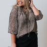 Sweet Notion Leopard Shift Top    Curves Image - 1