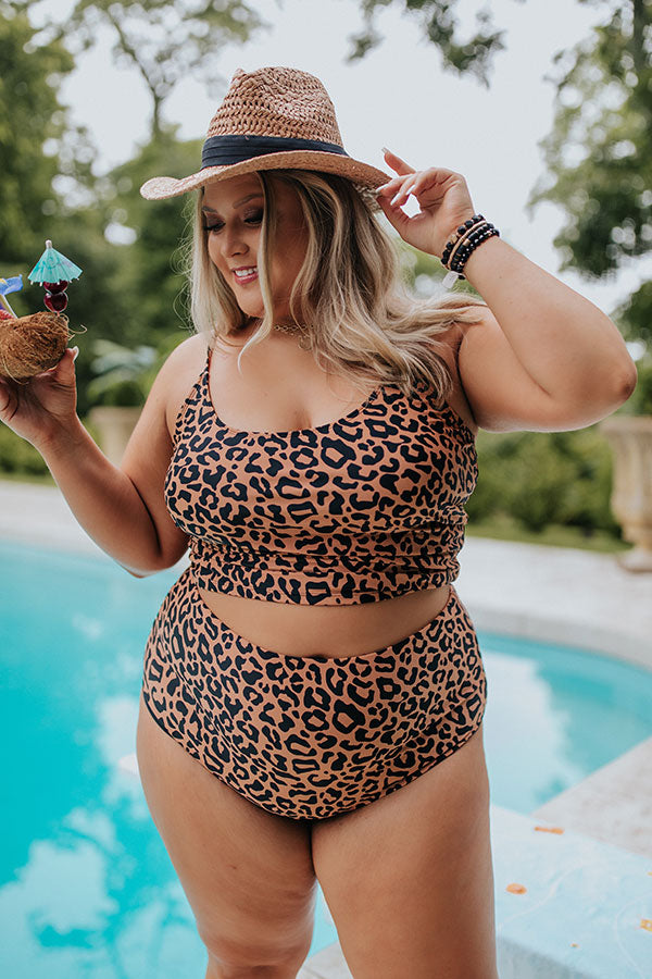 Tikis Please Leopard Tankini Curves Image - 1