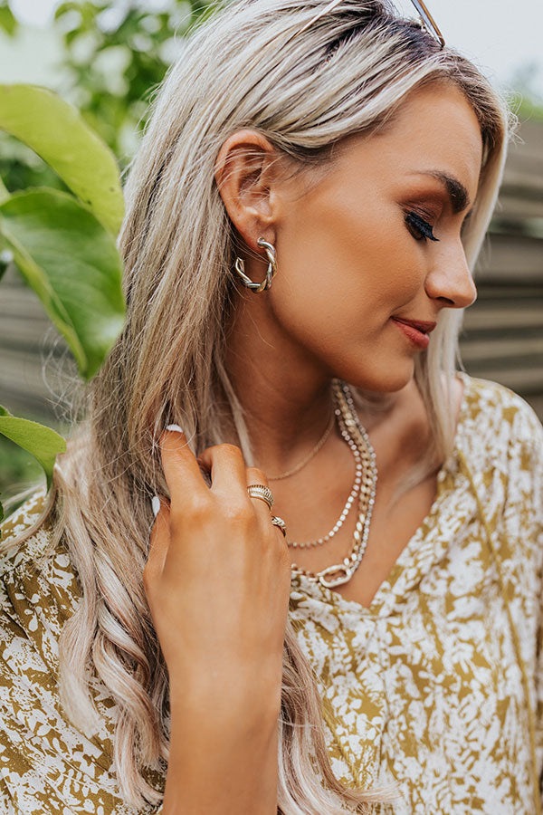 Addicted To Love Hoop Earrings Image - 1