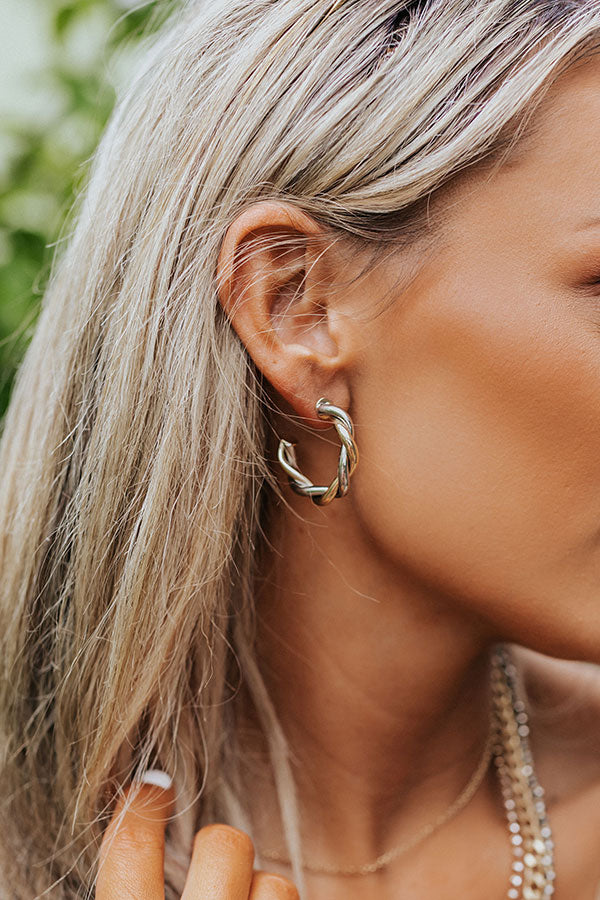 Addicted To Love Hoop Earrings Image - 2