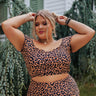 Secret Beach Leopard Bikini Top   Curves Image - 1