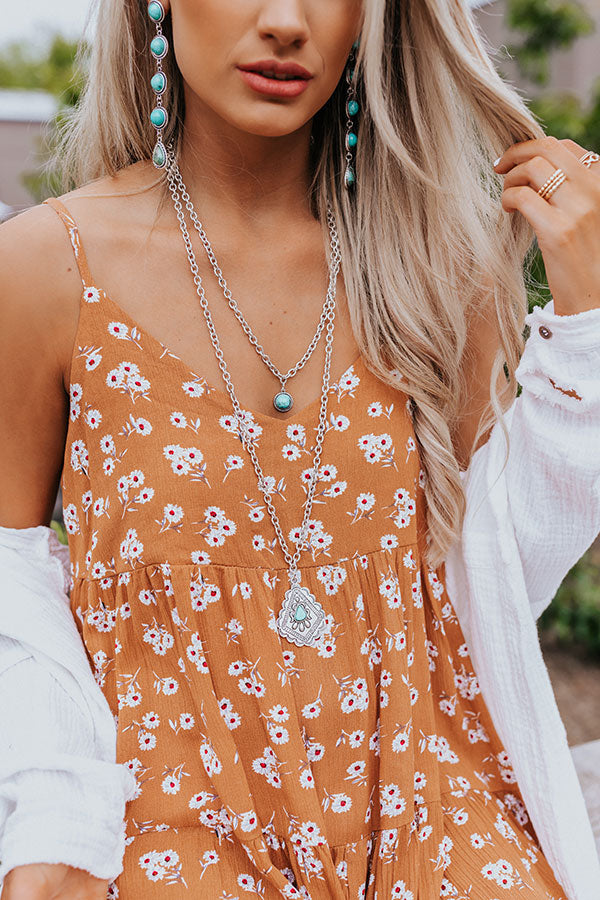 Everyday Inspo Turquoise Necklace