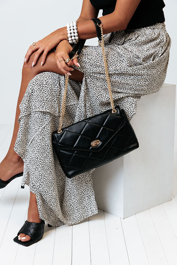 Sweet Notion Quilted Crossbody In Black Image - 1