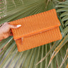 Make Amends Clutch In Tangerine Image - 1