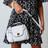 High Praise Faux Leather Purse In Light Grey Image - 1