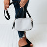 Remember Me Fondly Faux Leather Crossbody In Grey Image - 1