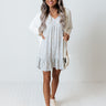 On A Trip Babydoll Dress In Sky Blue Image - 1