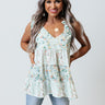 Chasing Butterflies Shift Top In Mint Image - 1