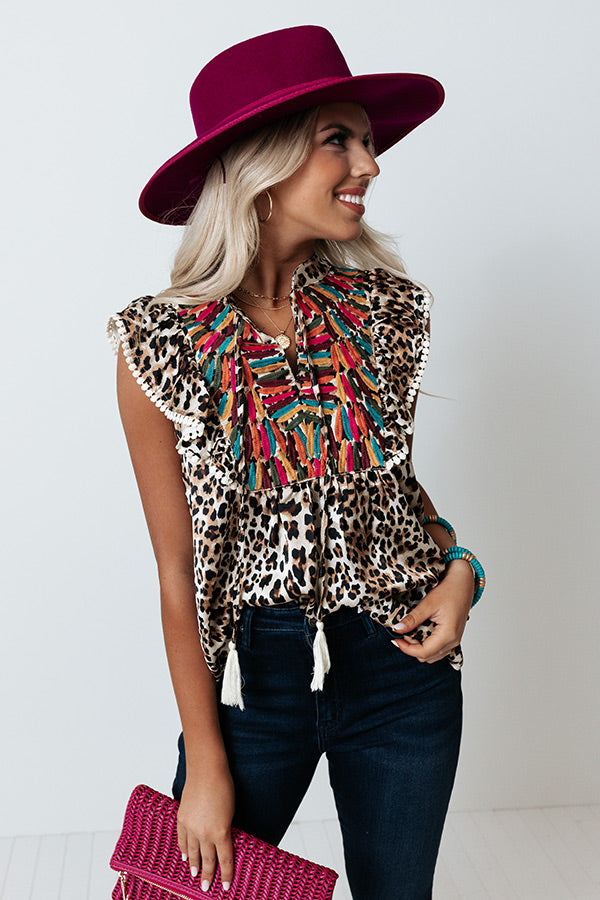 Legacy Luxe Embroidered Top