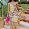No Limits Satin Maxi In Yellow Image - 1