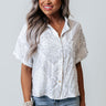 Soho Endeavors Paisley Top In White Image - 1