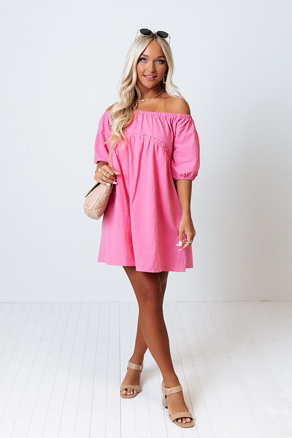 Certified Chic Babydoll Dress In Pink Image - 1