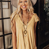 Cayman Crushing Shift Top In Primrose Yellow Image - 1