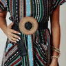 Casa On The Coast Woven Belt In Black Image - 1