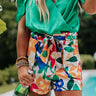 Tropical Mixer Shorts in Blue Image - 1