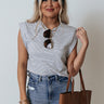 The Stardom Stripe Top In Blue Image - 1