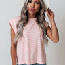 The Stardom Stripe Top In Red Image - 1