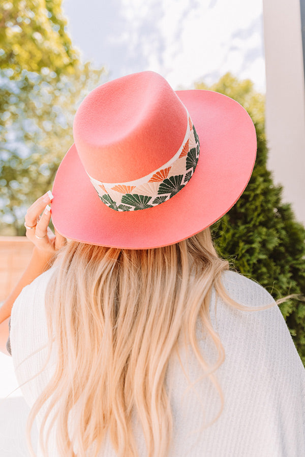 Forgotten Love Wool Fedora In Blush Image - 5