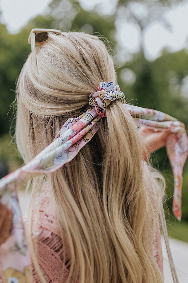 Wilder Scarf Hair Tie in Vintage Bloom Image - 1