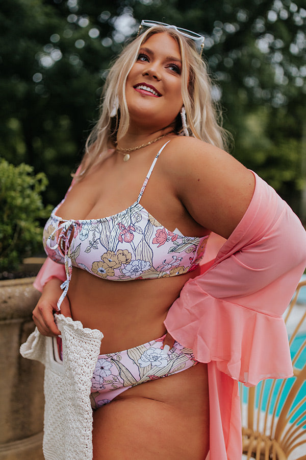 Palisades Bikini Top in Vintage Bloom Curves Image - 1