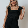 Editorial Moment Shift Top In Black Image - 1