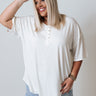 Imagine The Best Shift Top In White   Curves Image - 1