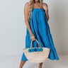 Chic Efforts Midi Dress In Ocean Blue Image - 1