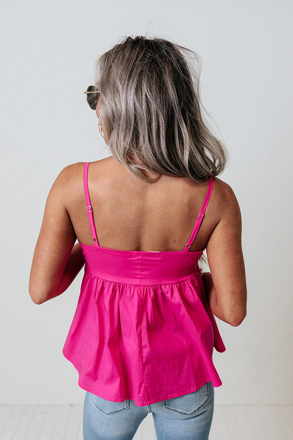 Lovely Story Babydoll Tank In Pink Image - 4