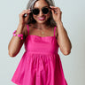 Lovely Story Babydoll Tank In Pink Image - 1