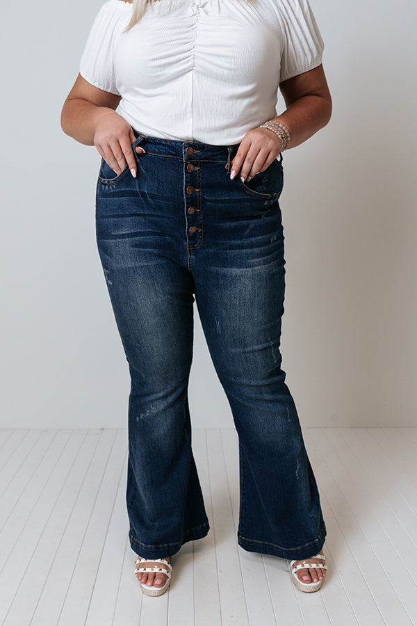 Risen The Apollo High Waist Flares Curves Image - 2