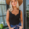 Spotlight Hour Knit Bodysuit In Black Image - 1