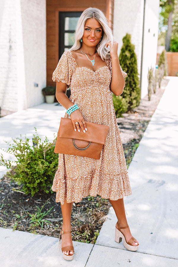 Simply Radiant Midi In Camel Image - 1