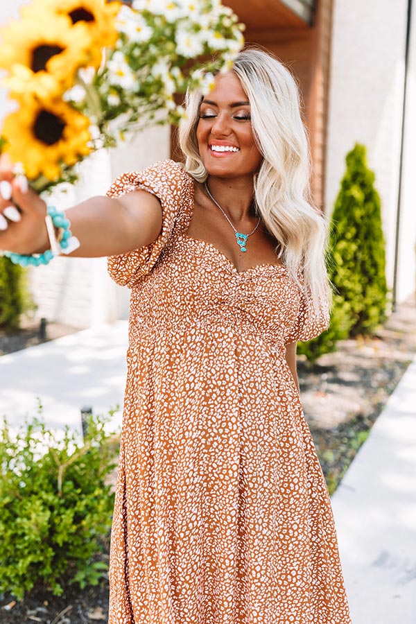 Simply Radiant Midi In Camel Image - 3