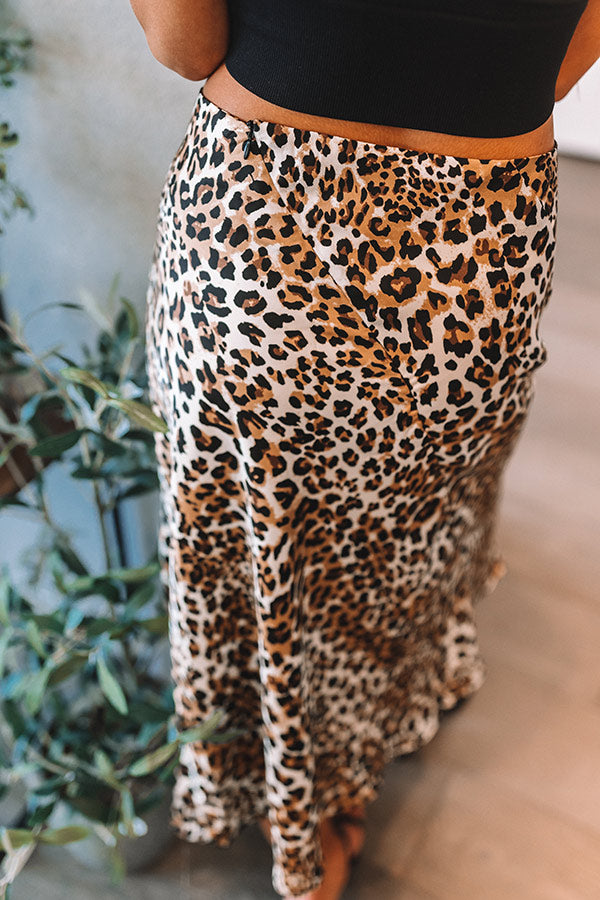 World Premiere Leopard Midi Skirt Image - 3