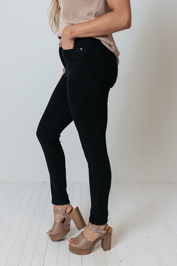Risen The Jozie High Waist Skinny In Black Image - 3
