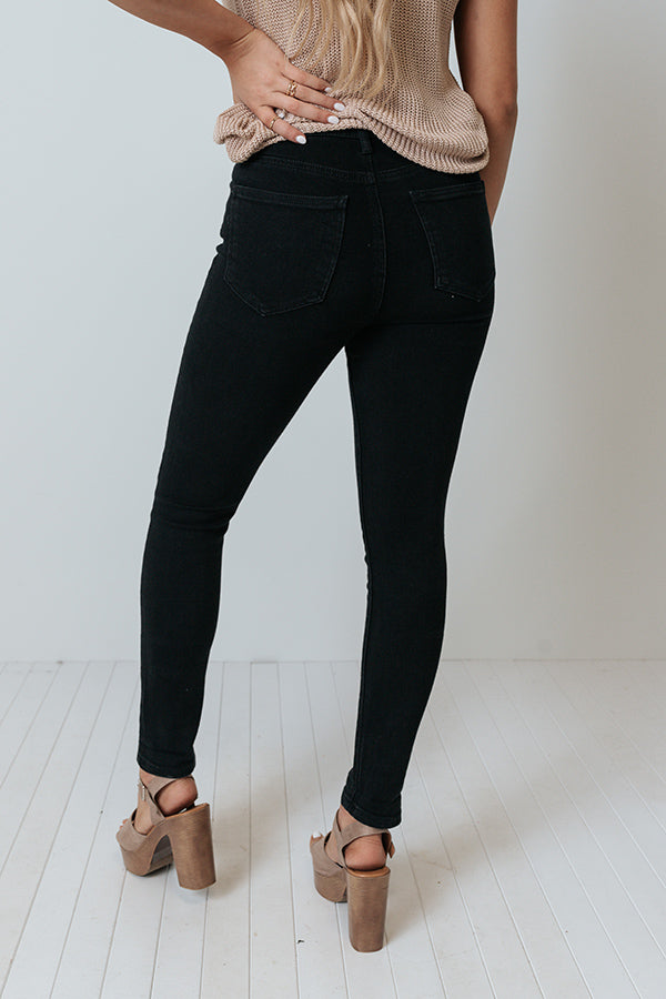 Risen The Jozie High Waist Skinny In Black Image - 4