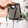 Park Ave Patio Woven Tote In Black Image - 1
