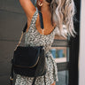 Destination Obsessed Faux Leather Crossbody In Black Image - 1