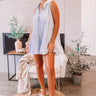 Good For You Romper In Sky Blue Image - 1