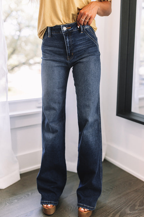 KanCan The Lovett High Waist Flare In Medium Wash Image - 4