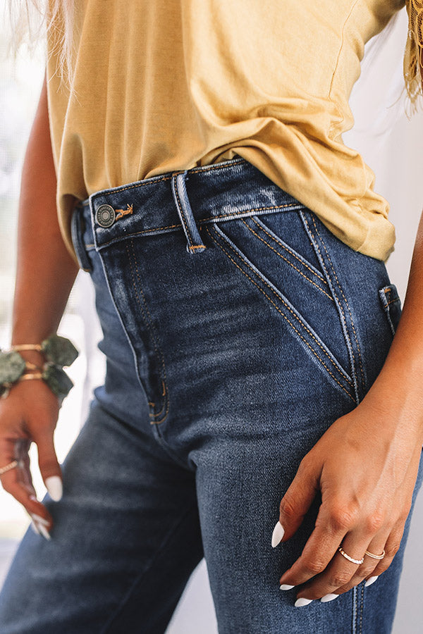 KanCan The Lovett High Waist Flare In Medium Wash Image - 3