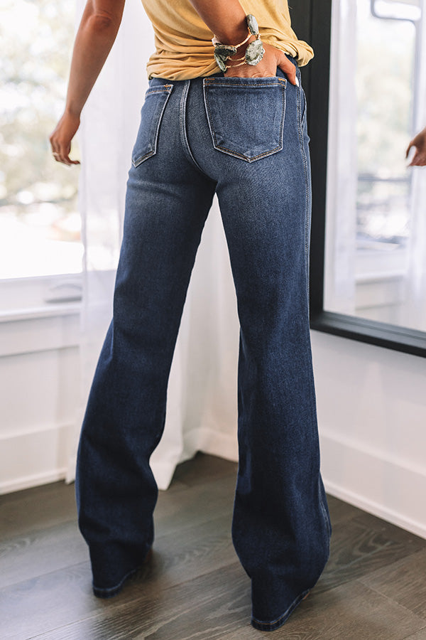 KanCan The Lovett High Waist Flare In Medium Wash Image - 5