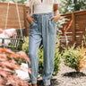 The Anya Chambray Joggers Image - 1
